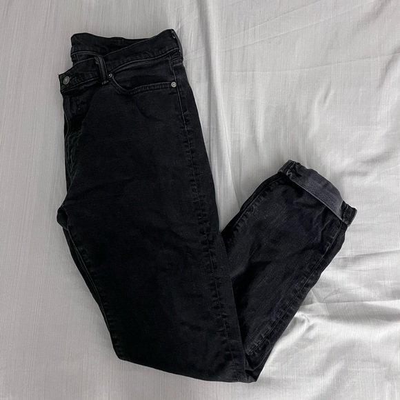 Abercrombie Fitch Pants Abercrombie Fitch Langdon Slim Stretch Denim Off Washed Black